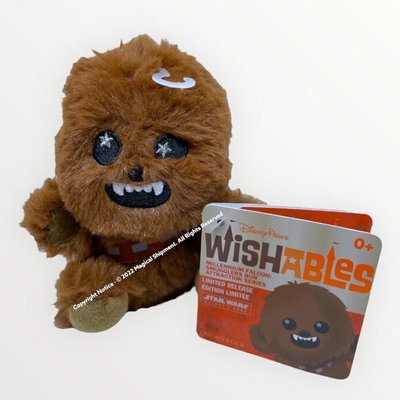 Disney Parks - Wishables Plush – Chewbacca – Micro 4 3/4'' – Limited Release - Picture 1 of 2